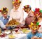 16-Piece Thanksgiving Craft Kit – Felt Turkey Masks for DIY Arts, Fall Party Favors, and Classroom Activities
